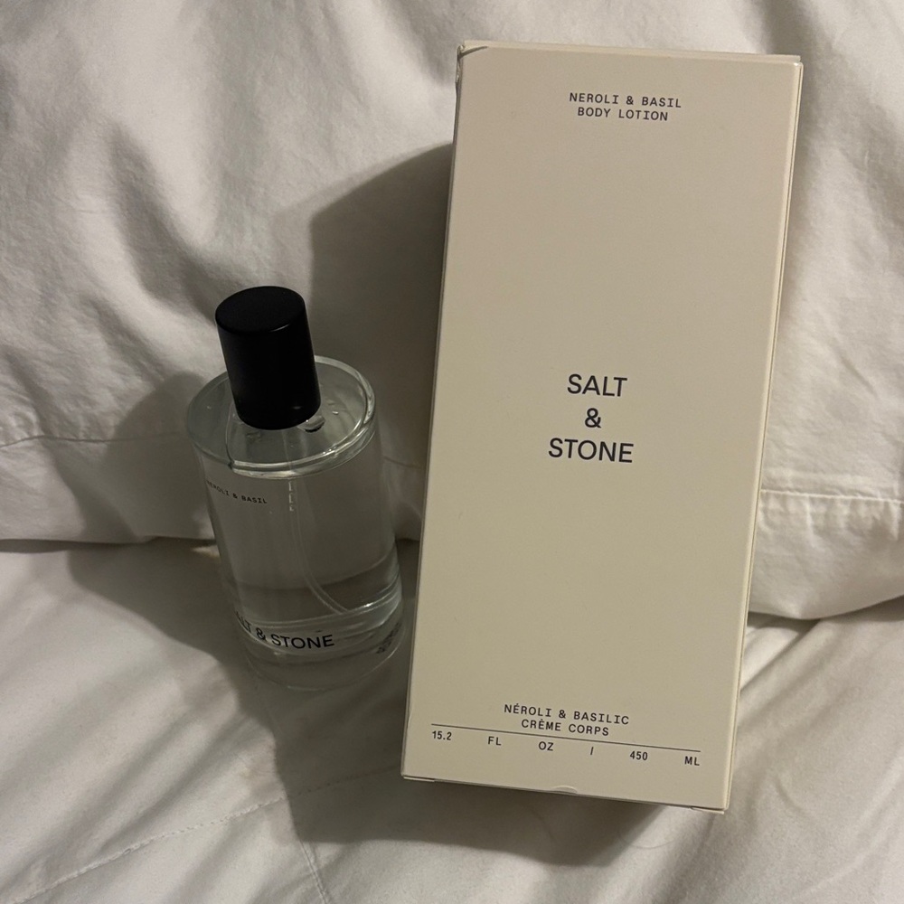 Salt & Stone Neroli & Basil Lotion + mist